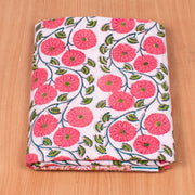 Sanganeri Block Printed Home Decor Table Cloth Queen Size